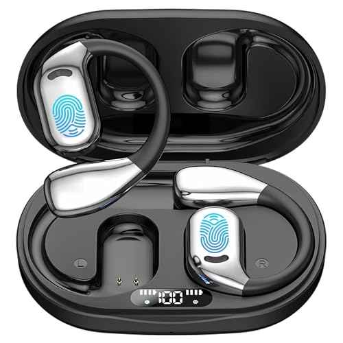 AI Translation Earbuds Real Time, 144 Language Translator Earbuds with APP Compatible with iOS & Android, Bluetooth Translation Headphones Translating Device for Travel Business and Learning - Black