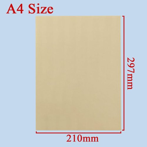 A4 100 g/m² Light Yellow Laid Paper With Exquisite Business Paper for Certificates Letters and Business Cards（50sheets）