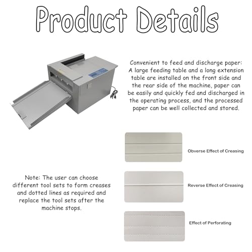 13-Inch Electric Creasing & Perforating Machine - Digital Card & Invitation Maker