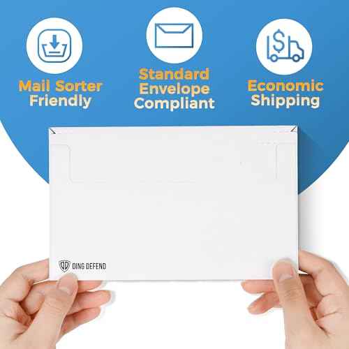 110-Pack Card Shipping Envelopes - 7 x 4.35 Inches Trading Cards Self-Adhesive Mailers, Perfect Fit for Semi-Rigid Sleeves, Toploaders & Ding Defend Protectors - Hobby Mailing Supplies