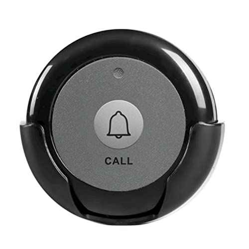 Wireless Call Buttons for Wireless Calling System Nurse Call System for Customer Elderly Seniors Residents in Restaurant Clinic Nursing Home Care Facilities 5 PCS Black