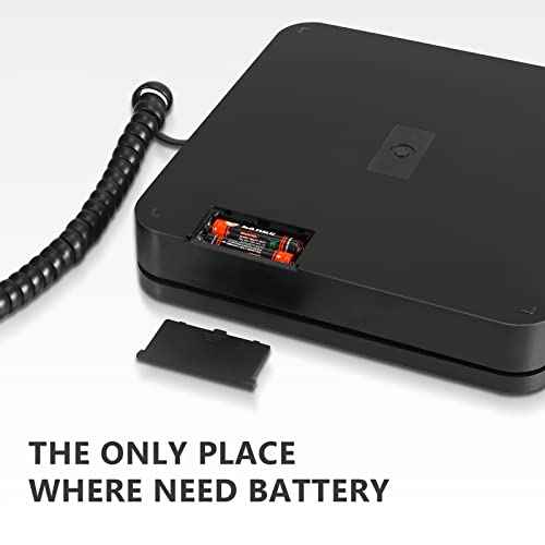 Fuzion Digital Shipping Scale 88lb ¡¿ 0.1oz, Durable Stainless Steel Postal Scale with Tare, 4 Weighing Modes, Shipping Scale for Packages, Postage Package Scale with Ac Adapter