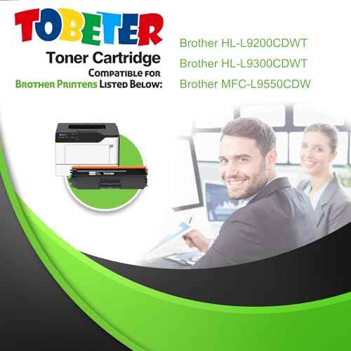 ToBeter TN339 Black Toner Replacement for Brother TN339BK TN-339BK TN-339 Toner Cartridge for MFC-L9550 MFC-L9550CDW HL-L9200 HL-L9300 Toner Black, 6,000 Pages High Yield
