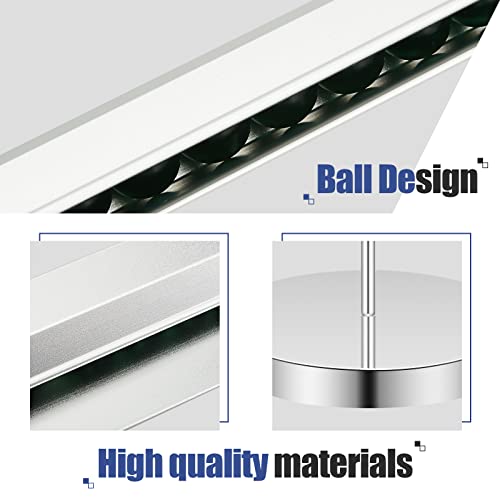 Henoyso Restaurant Ticket Holder Set 16 Inch No Slot with 2 Spikes - Aluminum & Steel