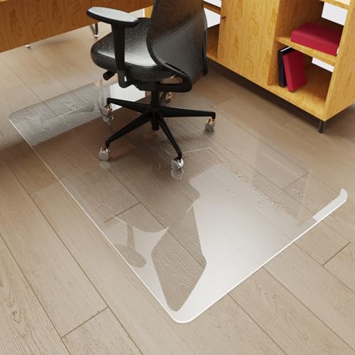 Office Chair Mat for Carpet, 29¡±x47¡±x1/5¡± Rectangle Office Chair Mat for Hardwood Floor Crystal Clear Heavy Duty Desk Floor Protector for Carpet Hard Wood
