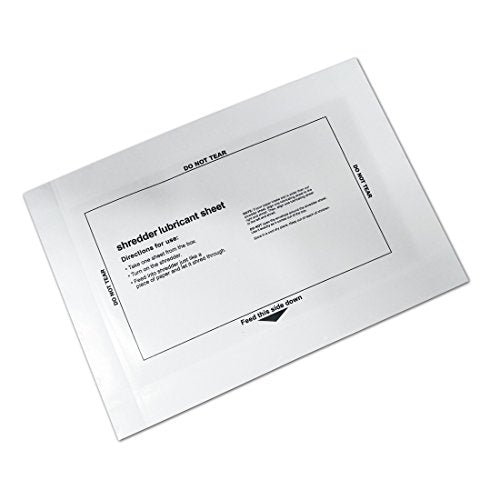 laffeya Shredder Lubricant Sheets & Paper Sharpening Cleaning Sheet