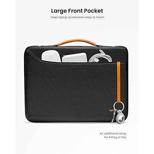 tomtoc 360 Protective Laptop Sleeve for 14-inch MacBook Pro M5(2025)/M4/M3/M2/M1 Pro/Max A3434 A3112 A3401 A3185, 13-inch iPad Pro (M5/M4)/ iPad Air (M3/M2) with Magic Keyboard, Water-Resistant Case