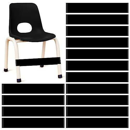 Berlune Classroom Chair Fidget Bands Black 1mm Pack of 24