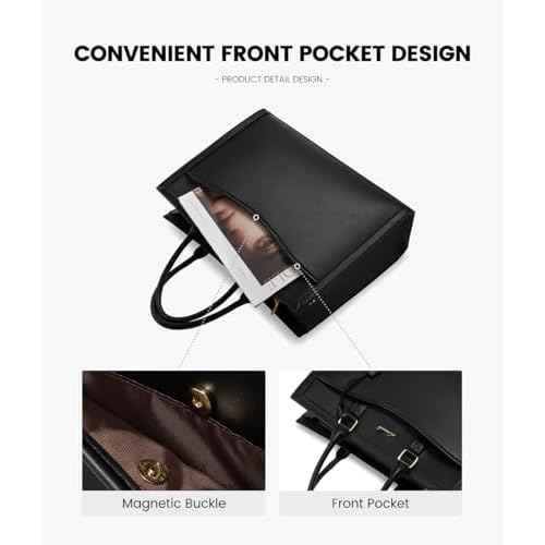 LOVEVOOK Laptop Tote Bag for Women, Office Work Bag Briefcase fit for 15.6 inch Laptop, Large Capacity Teacher Bag Handbag
