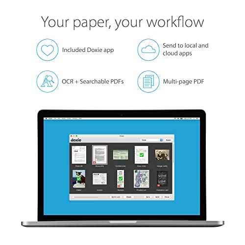 Doxie Go SE - The Intuitive Portable Document Scanner with Rechargeable Battery and Easy Software for Home, Office, or Work from Home