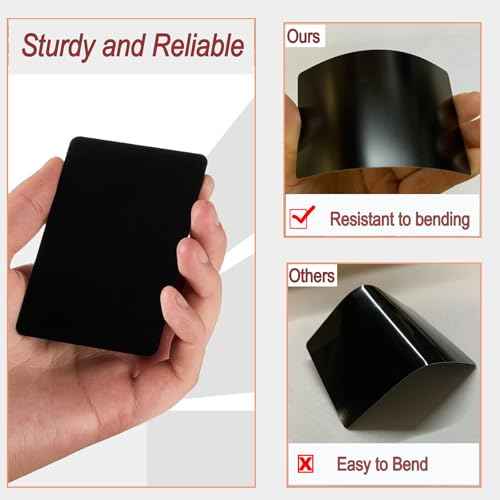 100 Pcs Metal Engraving Blanks Premium Aluminum Laser Engraving Business Card Multipurpose Custom Metal Cards 86 X 54 X 0.21 MM