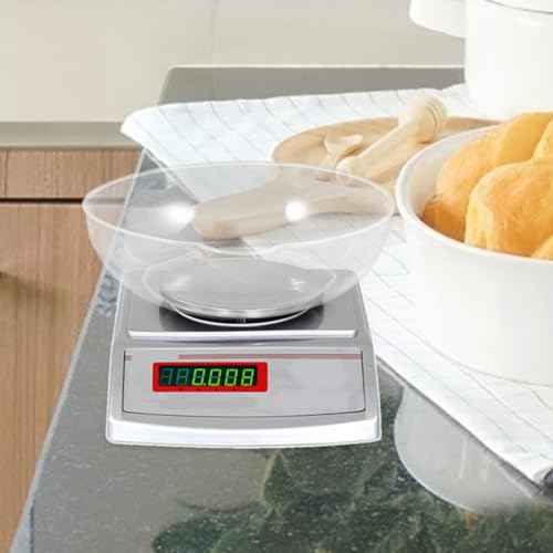 Kitchen Scale Tray 2Pcs Plastic Food Weighing Pan for Electronic Scales Reusable Tray with Large Capacity for Home and Baking Use
