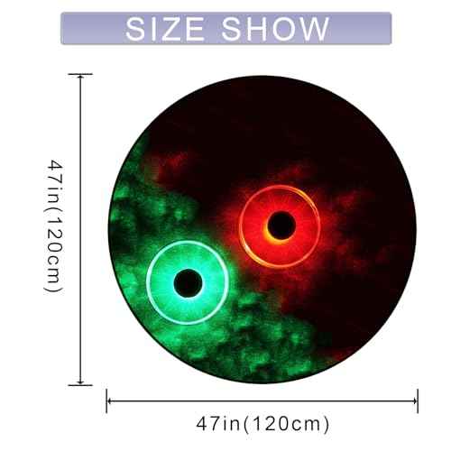 Office Chair Mat for Hardwood Floor, 47"x47" Computer Chair Mat, Desk Chair Mat, Large Anti-Slip Floor Protector for Home Office