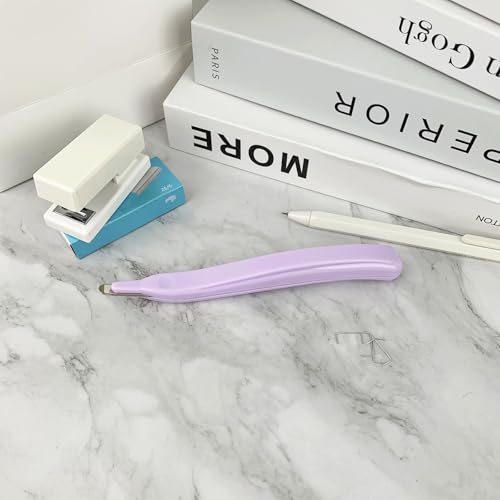 YOLCAR Purple Professional Staple Remover Tool with Magnetic Tip, Office & School Use