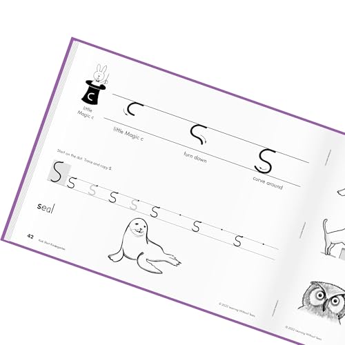 Learning Without Tears Kick Start Kindergarten Workbook KSK-22 Pack of 1 for Pre-K & TK Ages 4+