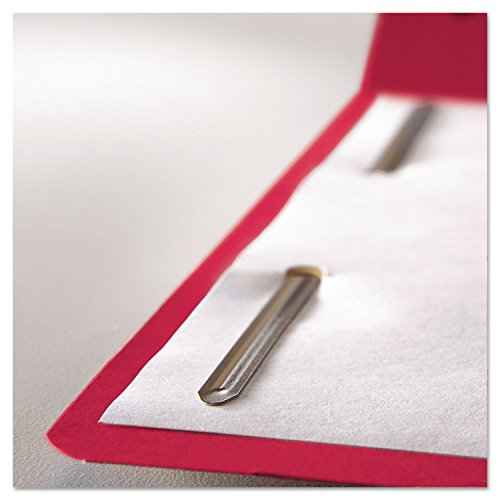 Pendaflex Fastener Folders, 2 Fasteners, Letter Size, Red, 1/3 Cut Tabs in Left, Right, Center Positions, 50 per Box (22740), Specialty