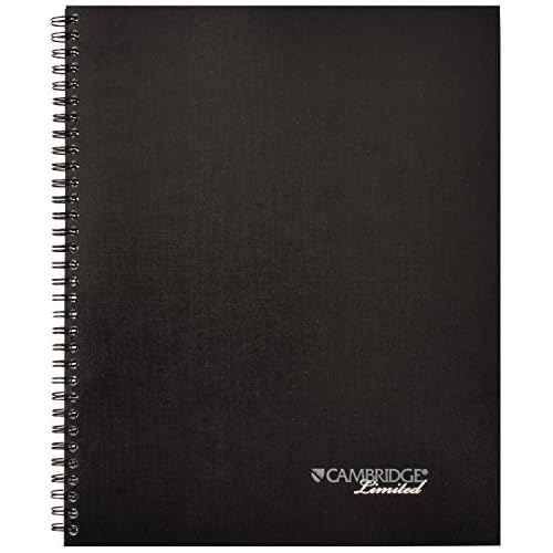 Cambridge Limited Meeting Planner,Side-Bound,11 x 8 1/4, 80 Sheets, Sold as 3 Pack (06132)