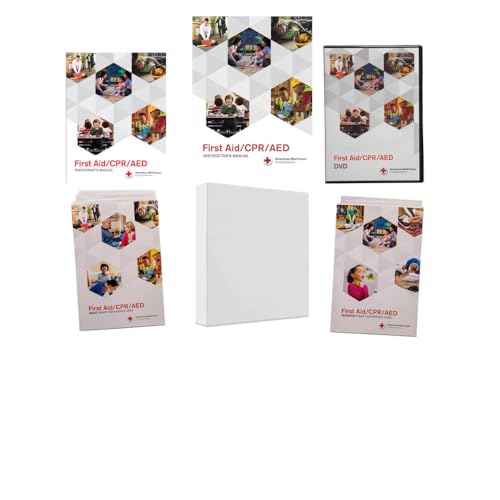 American Red Cross First Aid/CPR/AED Deluxe Instructor Kit with Skill Boost Training Supplies