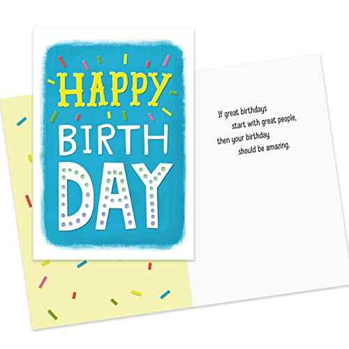 Hallmark Business Bulk 25 Pack Assorted Birthday Cards for Employees & Customers (Celebrated & Appreciated), 5 x 7 Cards, Message Inside, Envelopes Included