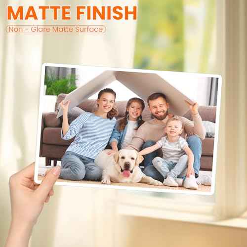 CAREGY Matte Laminating Sheets,100 Pack 9 x 11.5 Inches,3 Mil Thick,Ultra Clear with Matte Finish, Fitted for Letter Size Thermal Laminating Pouches 8.5 x 11