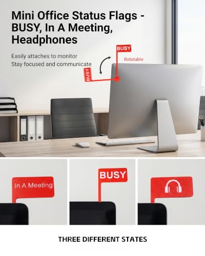 JODUY 3-Pack Office Busy Status Indicator Lights - Do Not Disturb Desk Signs