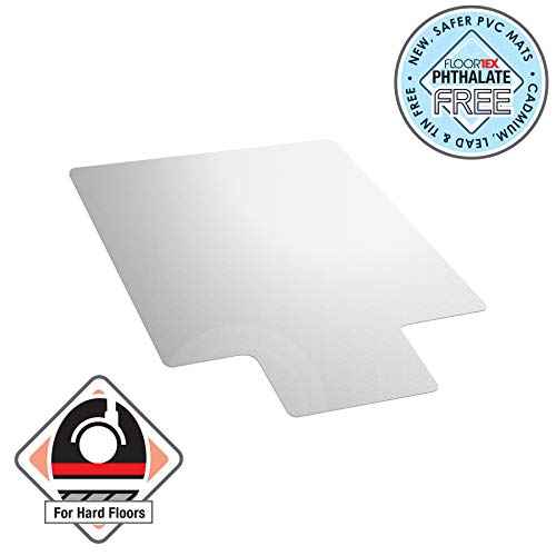 Floortex¢ç Exclusive Vinyl Lipped Chair Mat for Hard Floor - 36" x 48" - Ships Flat