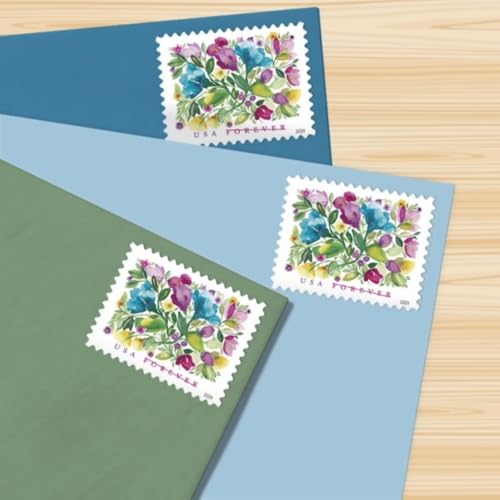 United States Postal Service Celebration Blooms Forever Postage Stamps Sheet of 20