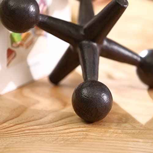 7" H Jack Decor Cast Iron Decorative Jacks for Home, Iron Bookends, 5.4 lbs Door Stop, Paperweight£¨1 PC£©