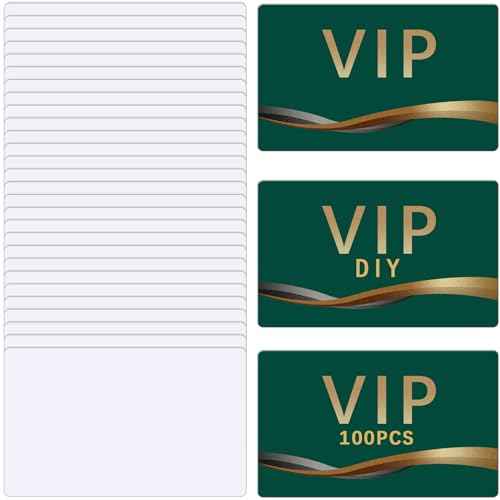 100 Pcs Sublimation Business Card Blanks Metal Bulk Aluminum Double Sides Name Cards Sublimation Blanks Products Heat Press Transfer Desk White sublimation business cards blank 3.4 x 2.1 x 0.01 Inch