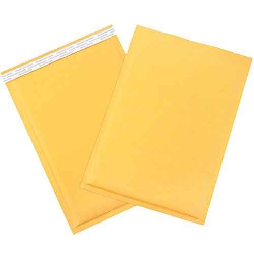 Aviditi Kraft Bubble Mailers #4, 9 1/2" x 14 1/2", Self-Seal, Padded Envelopes for Packing, Mailing and Shipping, Case of 100