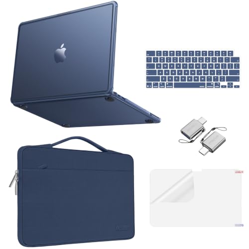 MOSISO MacBook Neo 13-Inch Case A3404 A18 Pro Indigo – 360° Protective Hard Shell & Keyboard Covers