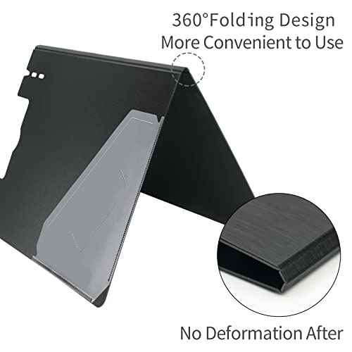A4 Clipboard Folder,10 Pack Foldable Clipboards with Pocket for Business,Office,School or Restaurant (Black)