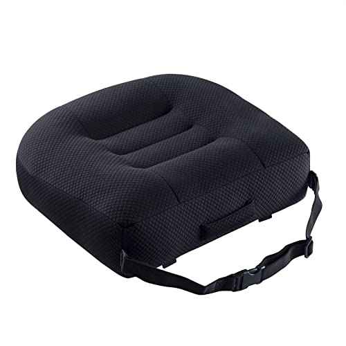 Seat Cushion Pillow for Office Chair/Car, Adult Car Booster Cushions for Short People Increase Field of View, Support Chair Pad for Butt, Tailbone, Back, Coccyx for Computer, Desk Chair