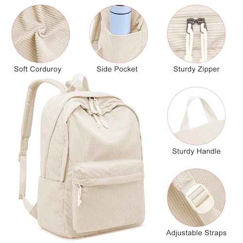 Backpack for School Girls and Boys, Lightweight School Bookbag for Teens, College Students Women & Men, Cute Large Laptop Backpack Fits 17.3 Inch Notebook (Machine Washable)