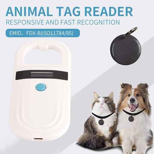 Microchip Scanner, Pet Microchips Scanner, Microchip Reader, for Dogs, Cats, Animal Management, Resource Management