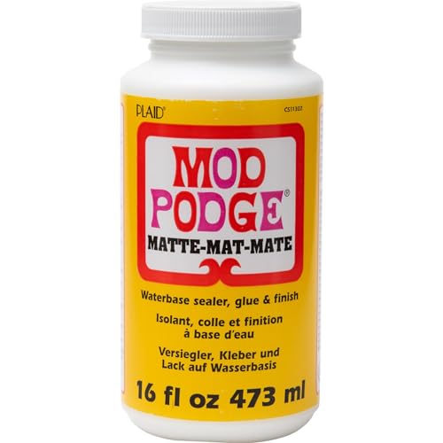 Mod Podge Water-Based Sealer, Glue & Matte Finish - 16oz