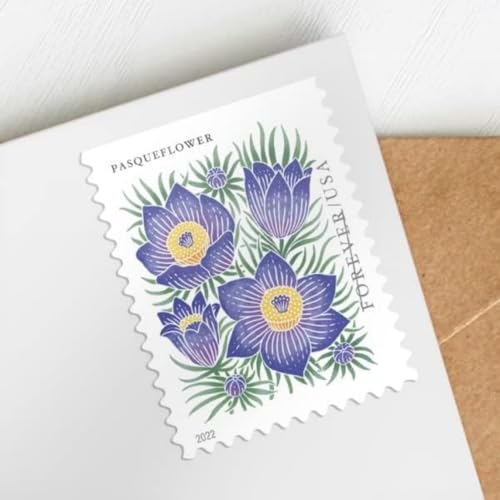2022 Mountain Wildflowers First Class Postage Stamps - 1 Booklet, 20 US Stamps