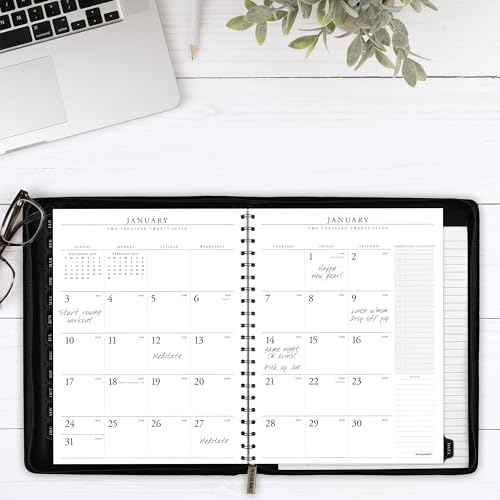 AT-A-GLANCE 2026 Appointment Book Planner, Weekly & Monthly, 8-1/4" x 11", Large, Executive, Zipper, Black (70NX810526)