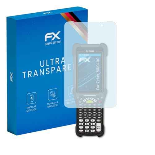 atFoliX Screen Protection Film compatible with Zebra MC9400 Screen Protector, ultra-clear FX Protective Film (2X)