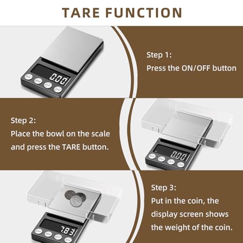 Digital Coin Scale 0.01g Precision for Coins Jewelry & Gold - 200g Capacity