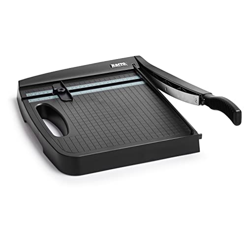 X-Acto 12-Inch Plastic Base Guillotine Paper Trimmer, 10 Sheets, Black - Standard Packaging