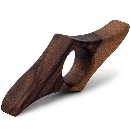TILISMA Book Page Holder ? Handmade Natural Walnut Thumb Bookmark - Novel Reading Accessories Gifts for Readers, Book Lovers Gifts, Bookworm Gifts, Literary Gifts - Reading Accessories (Small - 0.78")
