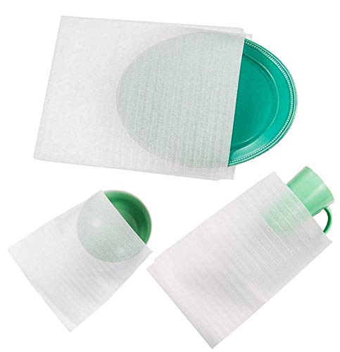 60 Pack Foam Pouches, 3 Sizes Thick Cushion Wrap Pouches Sheets