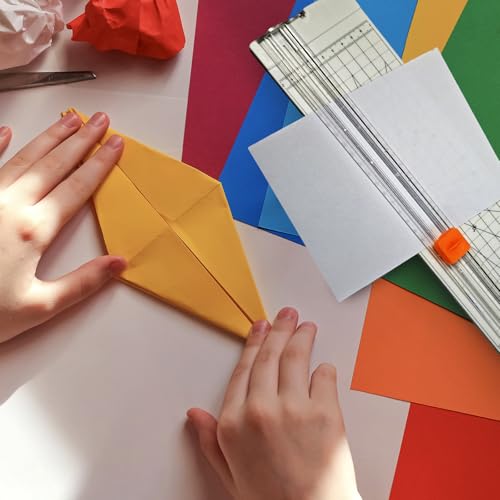 14 Inch Paper Trimmer with Adjustable Angle Cutting, Sharp Blade & Non-Slip Base