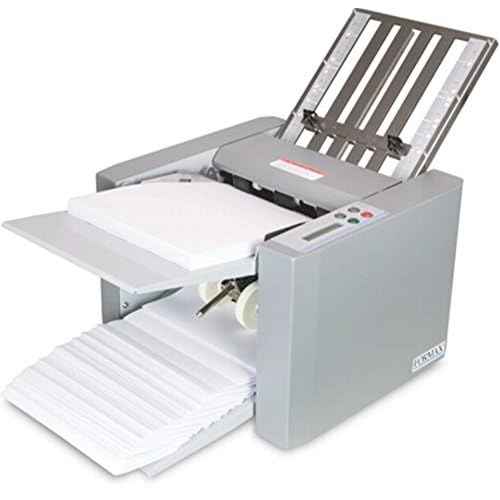 FORMAX FD 314 Desktop Office Folder, Up to 250 Sheets 20 Pound (75gsm) Hopper Capacity, Up to 7700 Sheets per Hour, LCD Control Panel with 3-Digit Resettable Counter