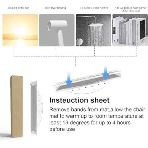Heavy Duty Office Chair Mat for Carpet 45"x54" PVC Material Chair Mat for Carpeted Floor Slip Resistant Carpet Protector for Home Office Easy Glide Desk Floor Mat for Office Chair on Carpets(Clear)