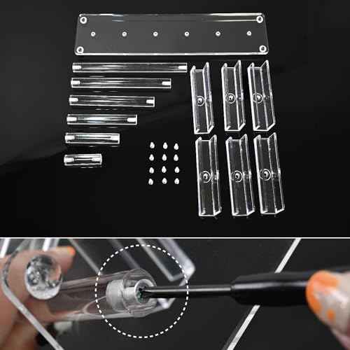 MOOCA 3 Pcs Set, Premium Acrylic Eyeglass Holder Stand, Sunglasses Orgaznizer, Sunglass Holder, Eyeglass Display, Eyewear Rack, Glass Display, 8 in H