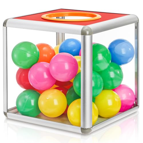Fasmov Acrylic Donation Raffle Box - Clear Suggestion & Ticket Holder