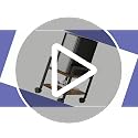 HOOBRO CPU Stand 2-Tier On-Wheels, Height-Adjustable Floor PC Tower Holder in Rustic Brown/Black