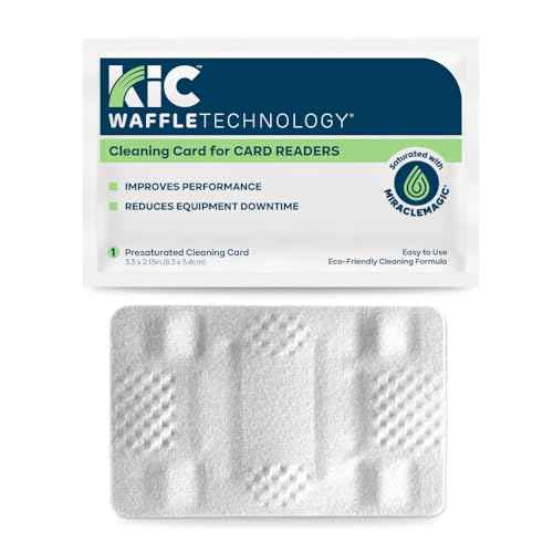 KICTeam - Waffletechnology¢ç Cleaning Cards for Card Reader Payment Machines (40 Cards) - Presaturated with MiracleMagic¢ç